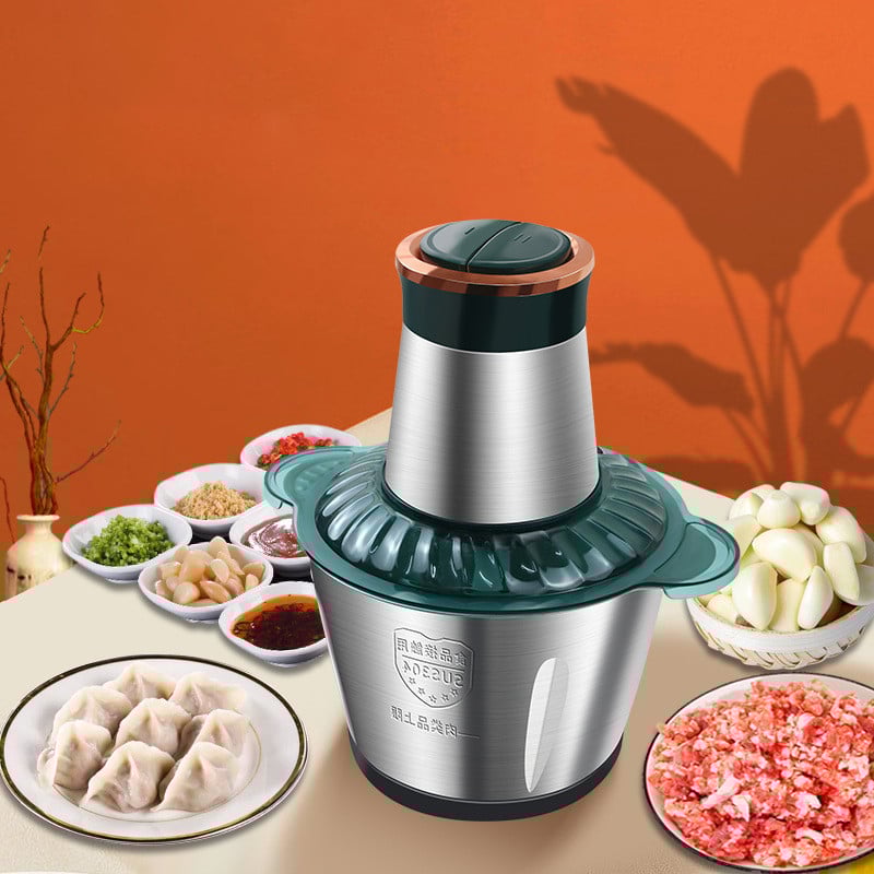 Tocator electric inox 250 W, 2 Litri, legume si fructe