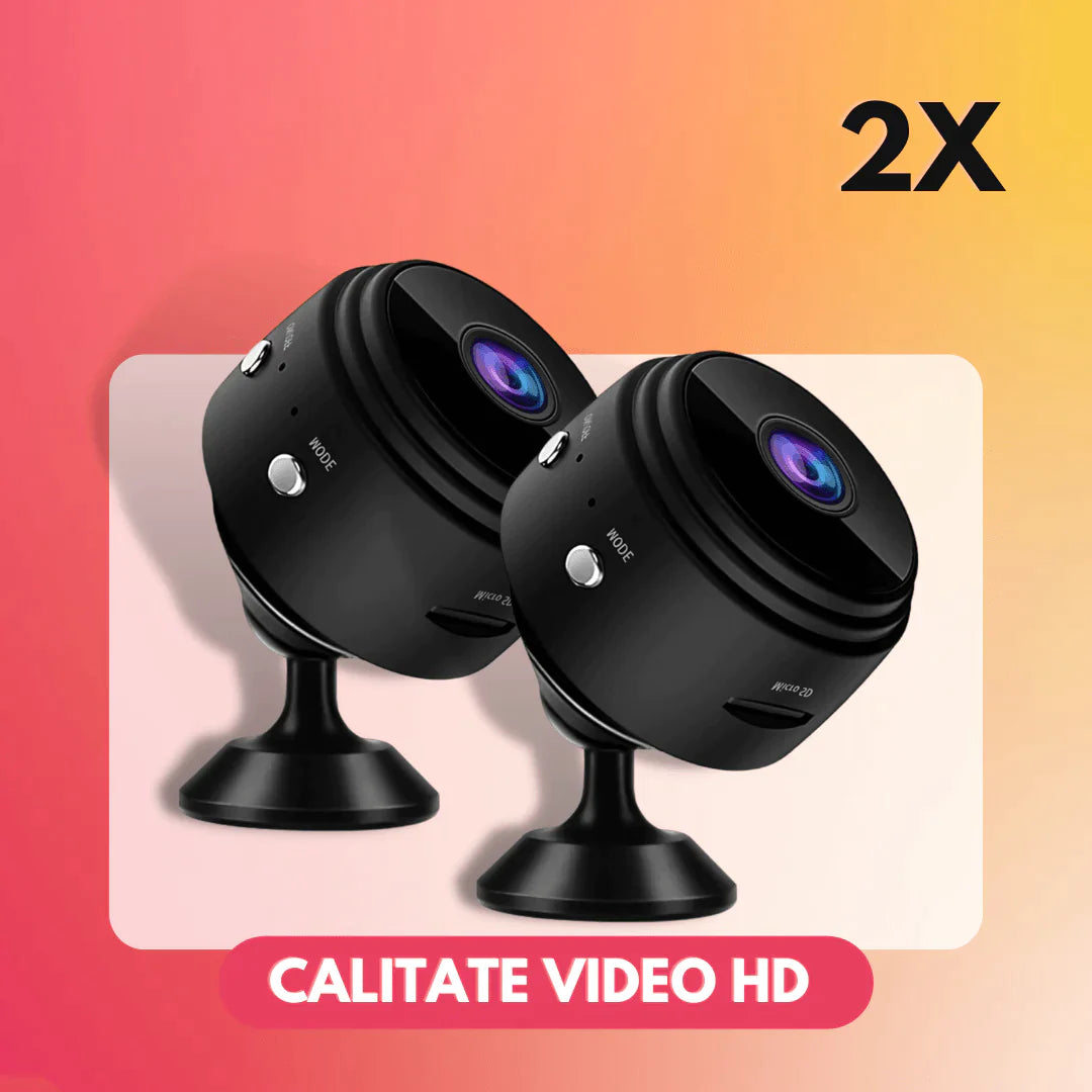 Set 2 x Camera video Wi-Fi 1080p HD, NightVision, Senzor de miscare