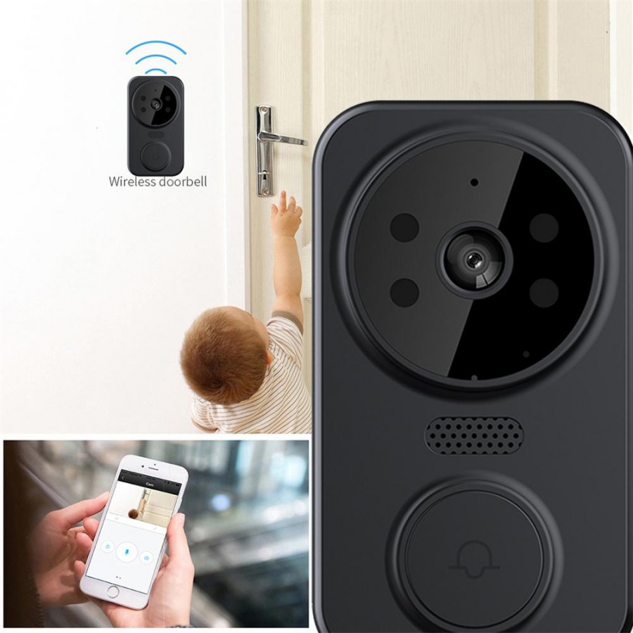 Interfon Video Smart Wireless, Sunet bidirectional, NightVision, Raza 50 M