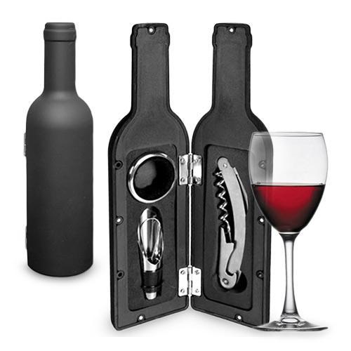 Set elegant de vin cu 3 accesorii