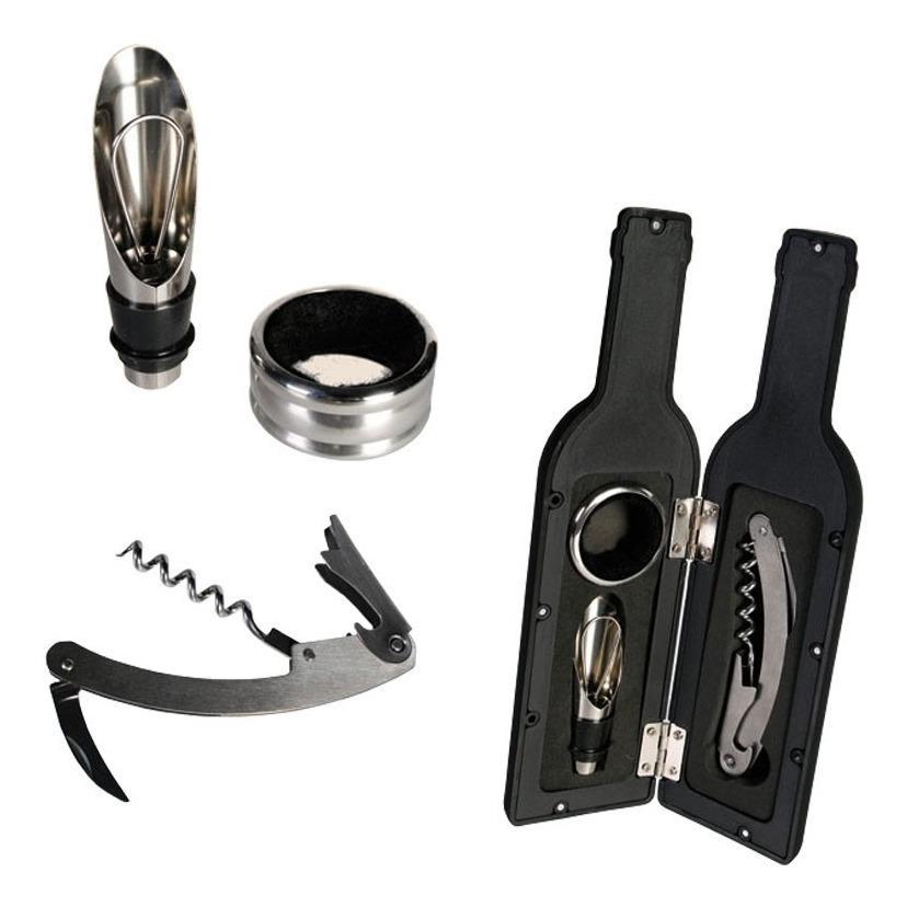 Set elegant de vin cu 3 accesorii