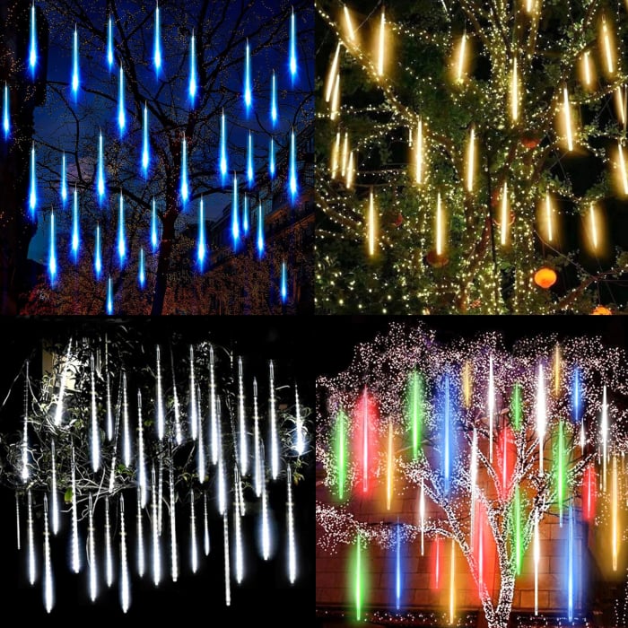 Instalatie interconectabila 8 turturi 50 cm, efect de ninsoare