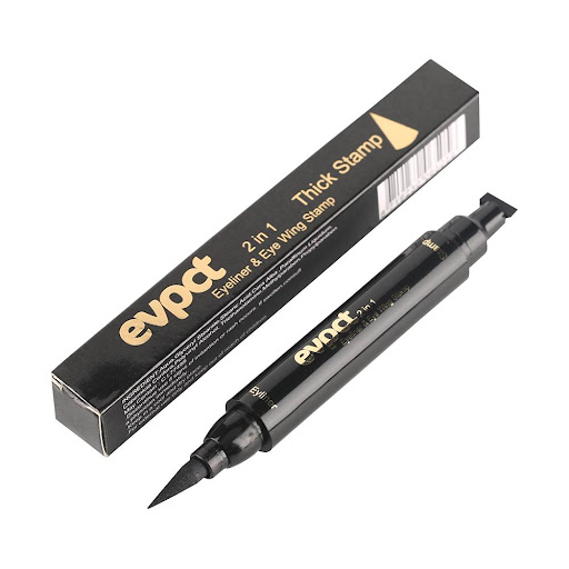 Set 2 x Eyeliner cu stampila, Cat Eye, Negru