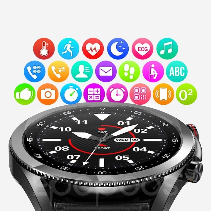 Smartwatch Bluetooth Andowl Q3, Notificari, Functie apelare