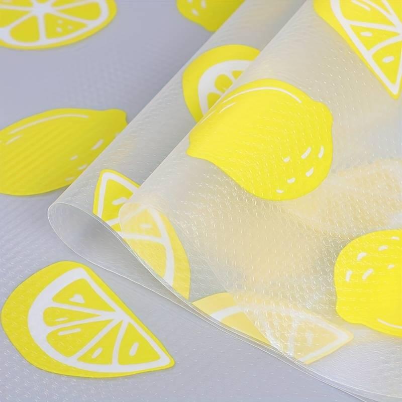 Set 2 x Folie din silicon pentru sertare, 45 x 200 cm, Lemons