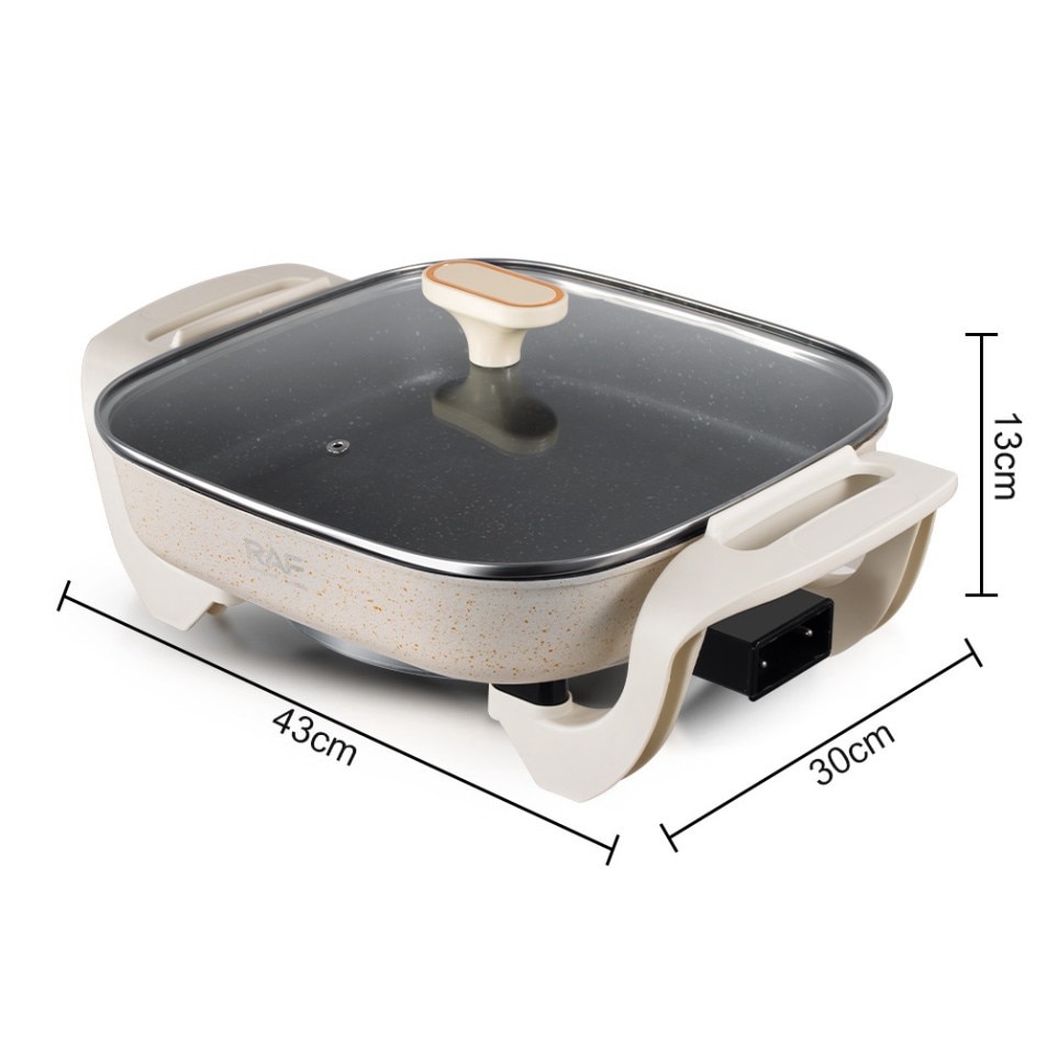 Oala electrica 1200 W, 5 Litri, capac inclus