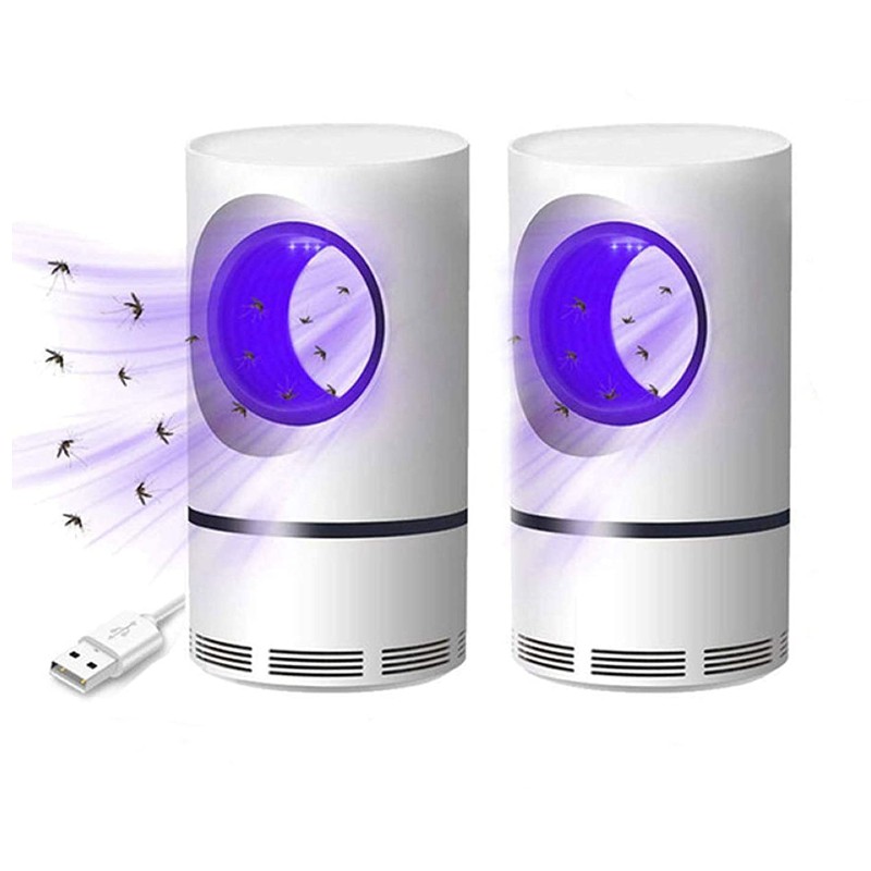 Set 3 x aparat antiinsecte cu lampa UV si aspiratie, Mosquito Killer