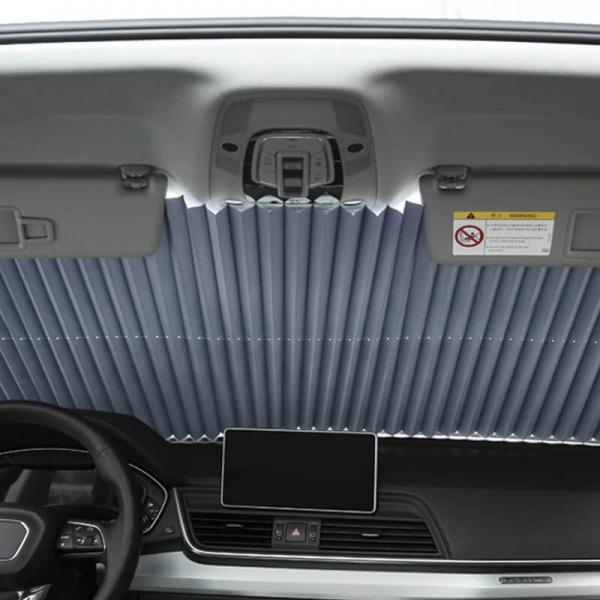 Parasolar auto retractabil UV, 70x110 cm