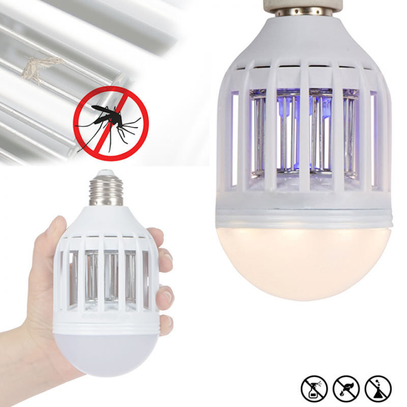 Set 3 x Bec antiinsecte, lampa UV impotriva tantarilor