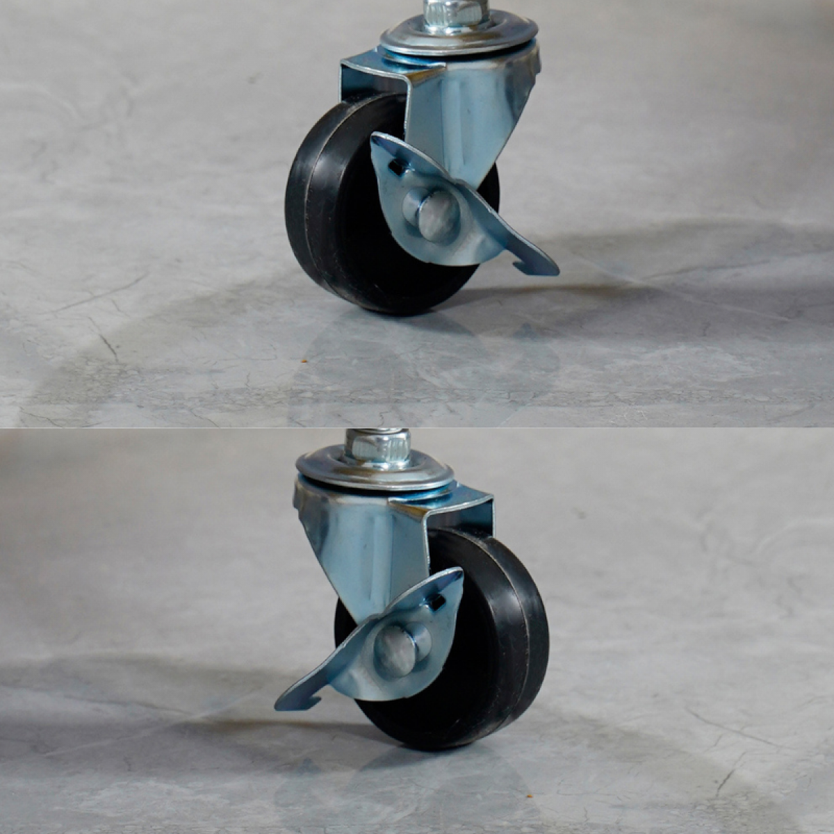 Suport mobil 7 carlige, 4 roti, 168 x 80 x 37 cm, Alb
