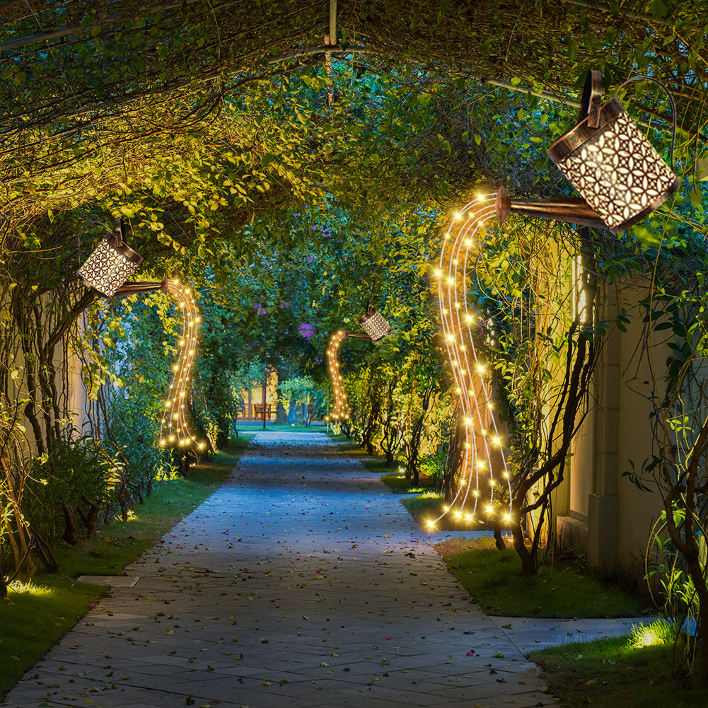 Set 2 x Lampa solara - Stropitoare cu lumini pentru gradina