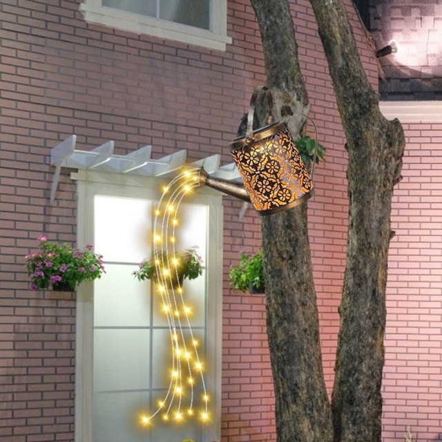 Set 2 x Lampa solara - Stropitoare cu lumini pentru gradina