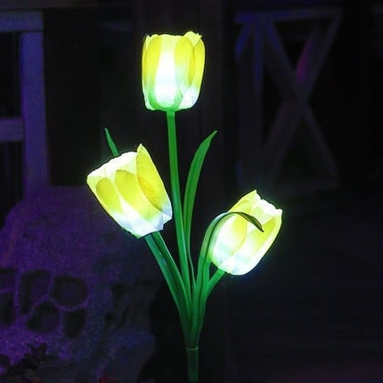 Set 2 x lampa solara Lalele decorative, 70 cm, IP 66