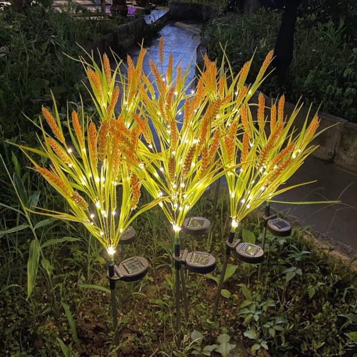 Set 2 x Lampa solara Spice de Grau 60 cm, IP66, LED cu Senzor Lumina