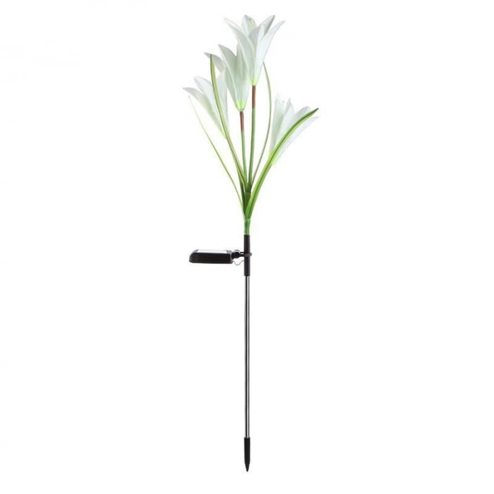 Set 2 x Lampa solara Crini 70 cm, IP66, LED cu Senzor Lumina