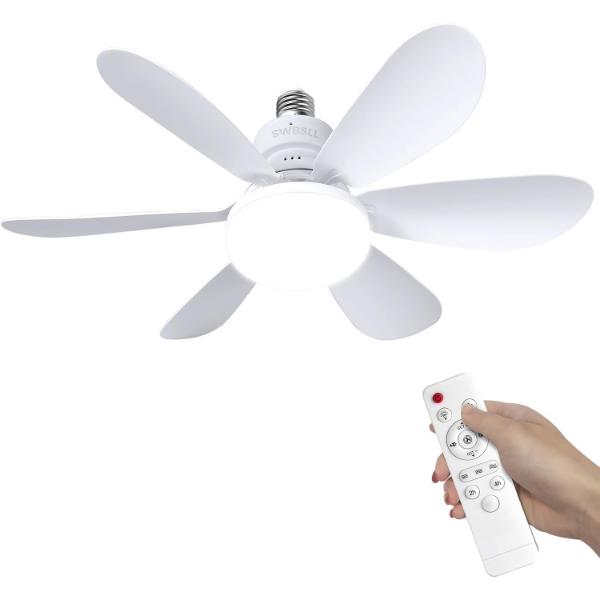Lampa cu ventilator de tavan, 6 elice