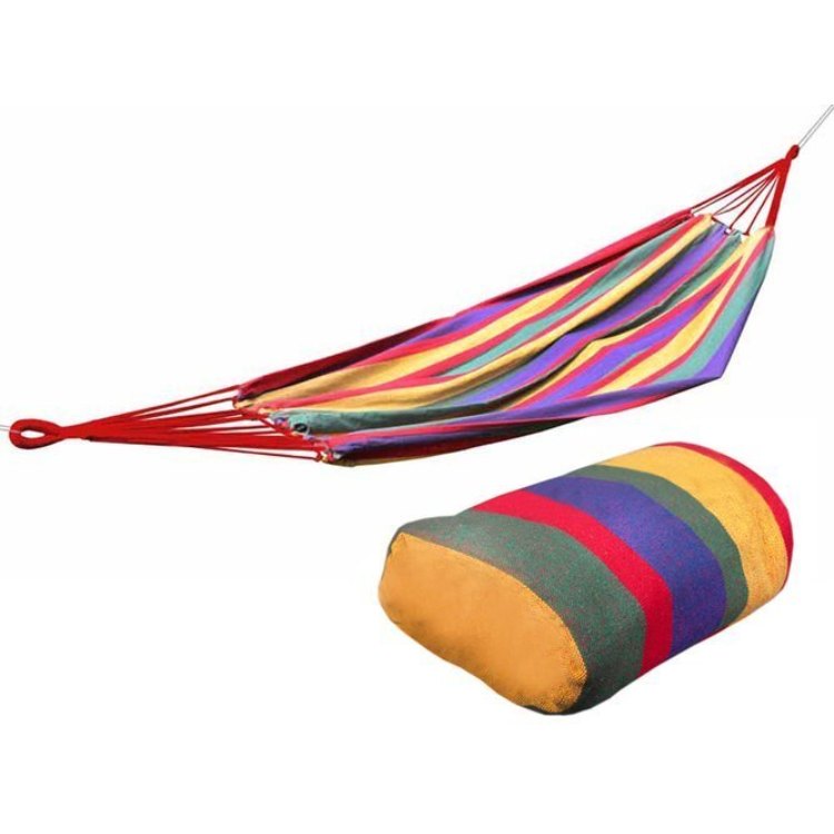 Hamac multicolor bumbac, 180 x 80 cm