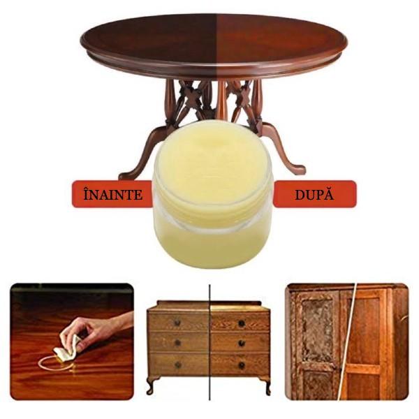 Set 2 x Ceara de albine pentru mobilier si podele