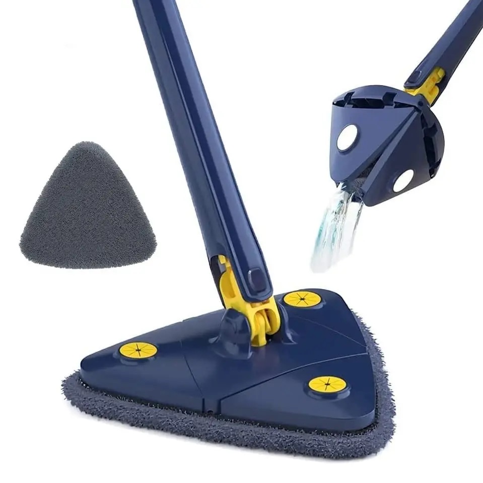 Set 2 x Mop reglabil CleanMaster, rotire 360