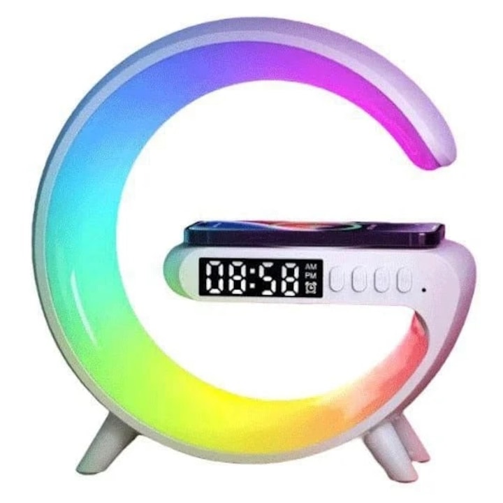 Lampa RGB, Boxa Bluetooth, Statie de incarcare Wireless