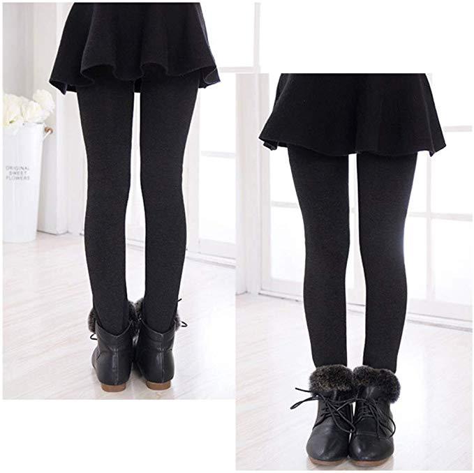 Set 2 colanti vatuiti, 380 DEN, Negru, Marime universala