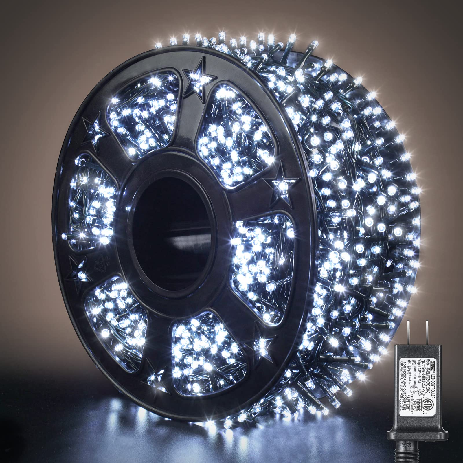 Instalatie LED fir 100 M, rola 500 LED, Alb rece