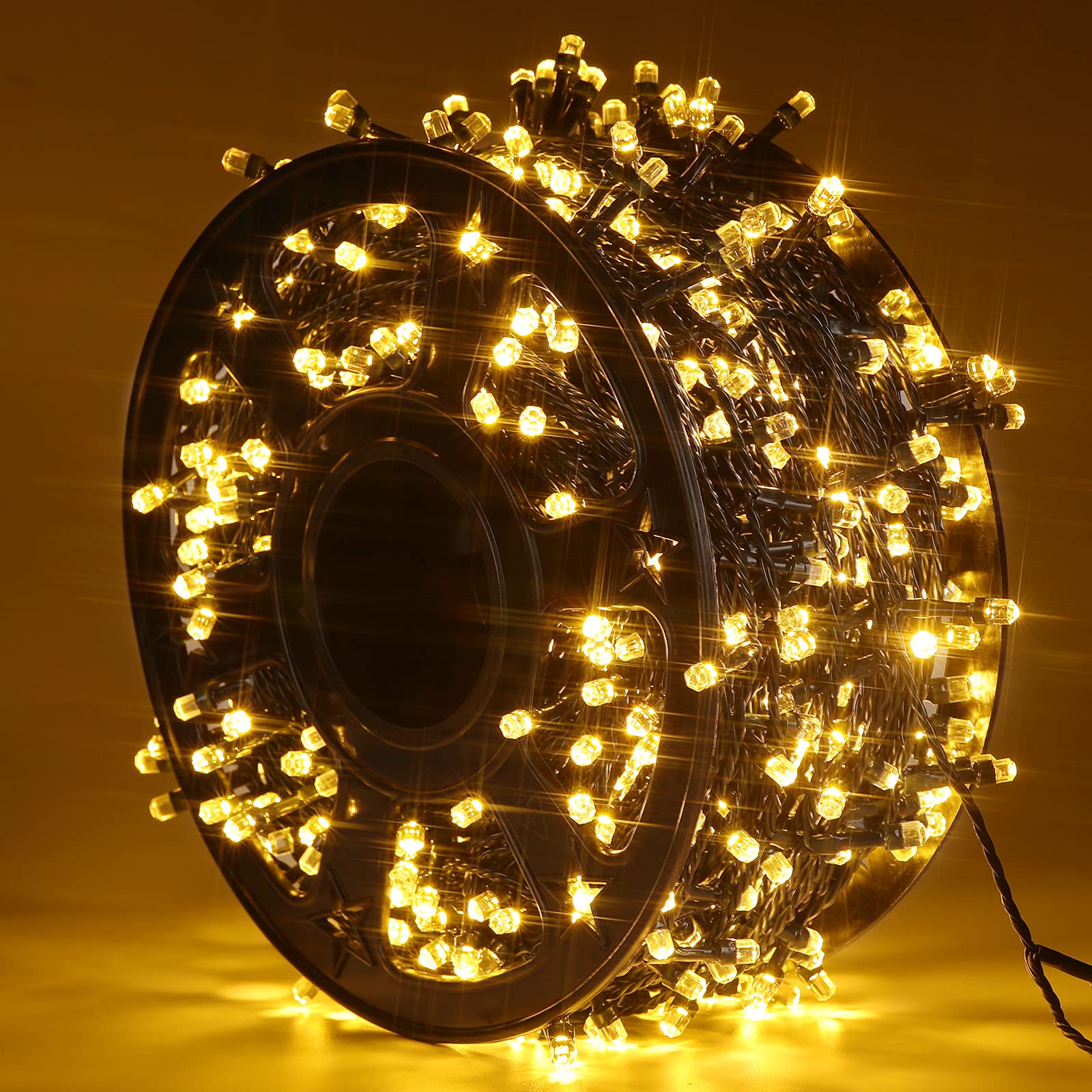Instalatie Rola 100 M 500 LED, Alb cald