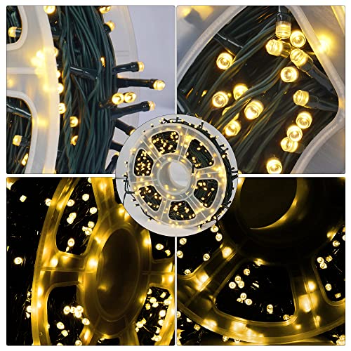Instalatie Rola 100 M 500 LED, Alb cald