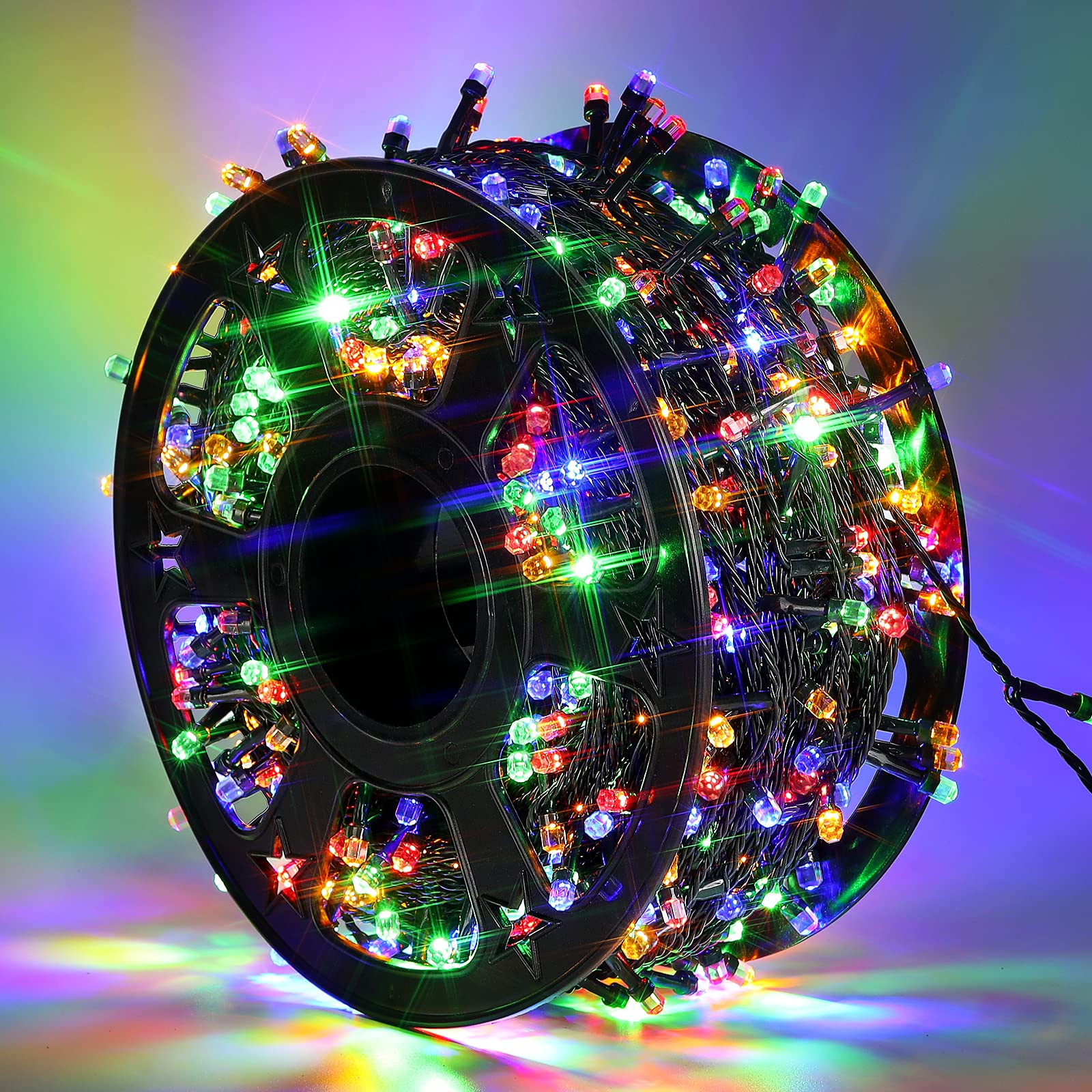 Instalatie rola 50 metri, 300 LED, Multicolor