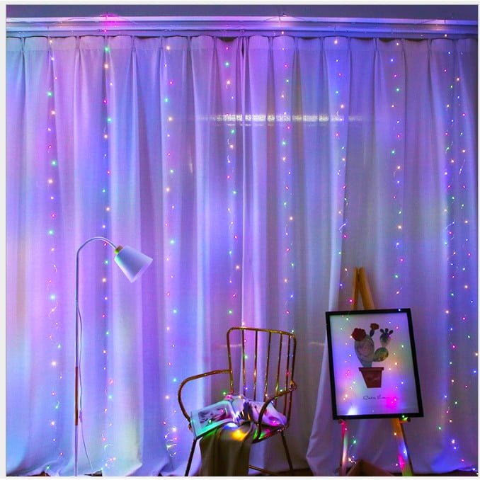 Instalatie luminoasa 3x3 Metri, 300 LED, Multicolor