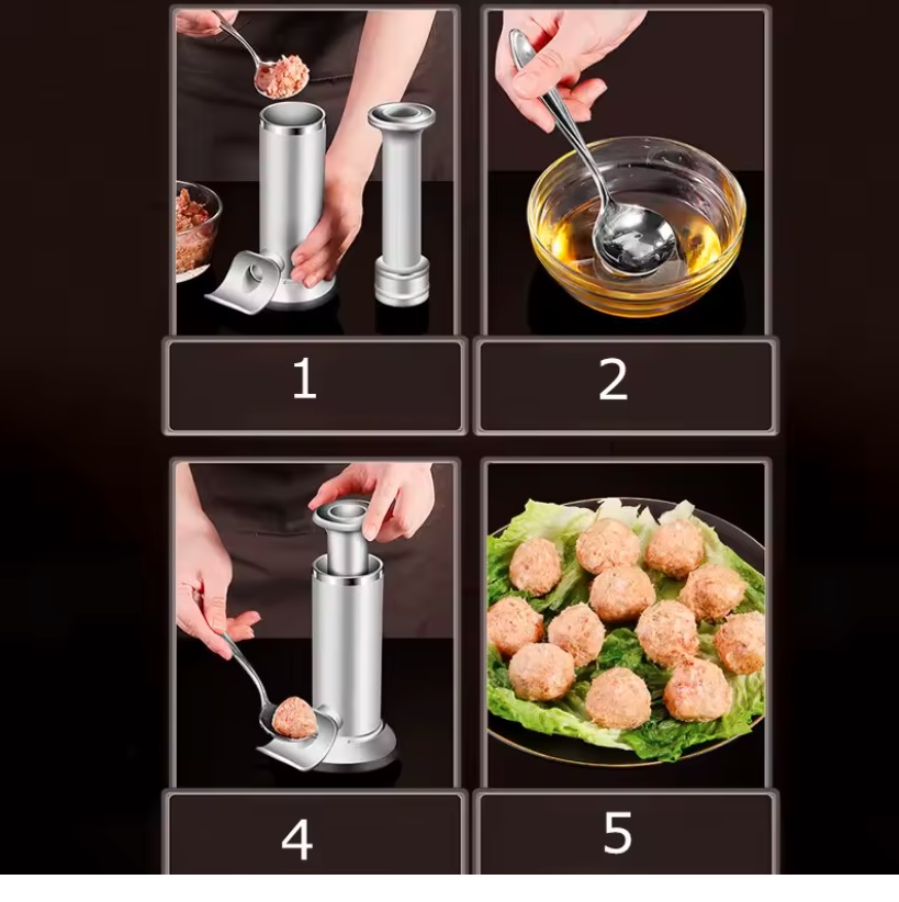 Aparat manual pentru carnati sau chiftele