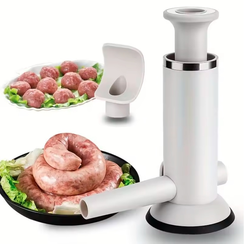 Aparat manual pentru carnati sau chiftele