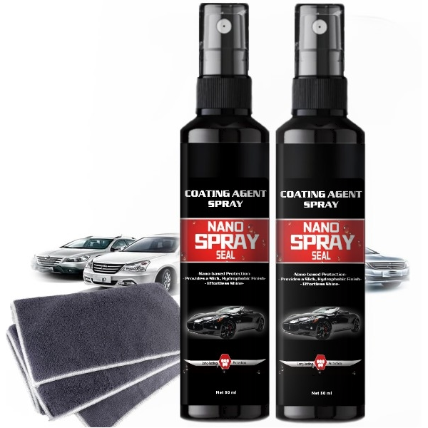 2 x Spray Nano pentru masina cu acoperire rapida, 50 ml 