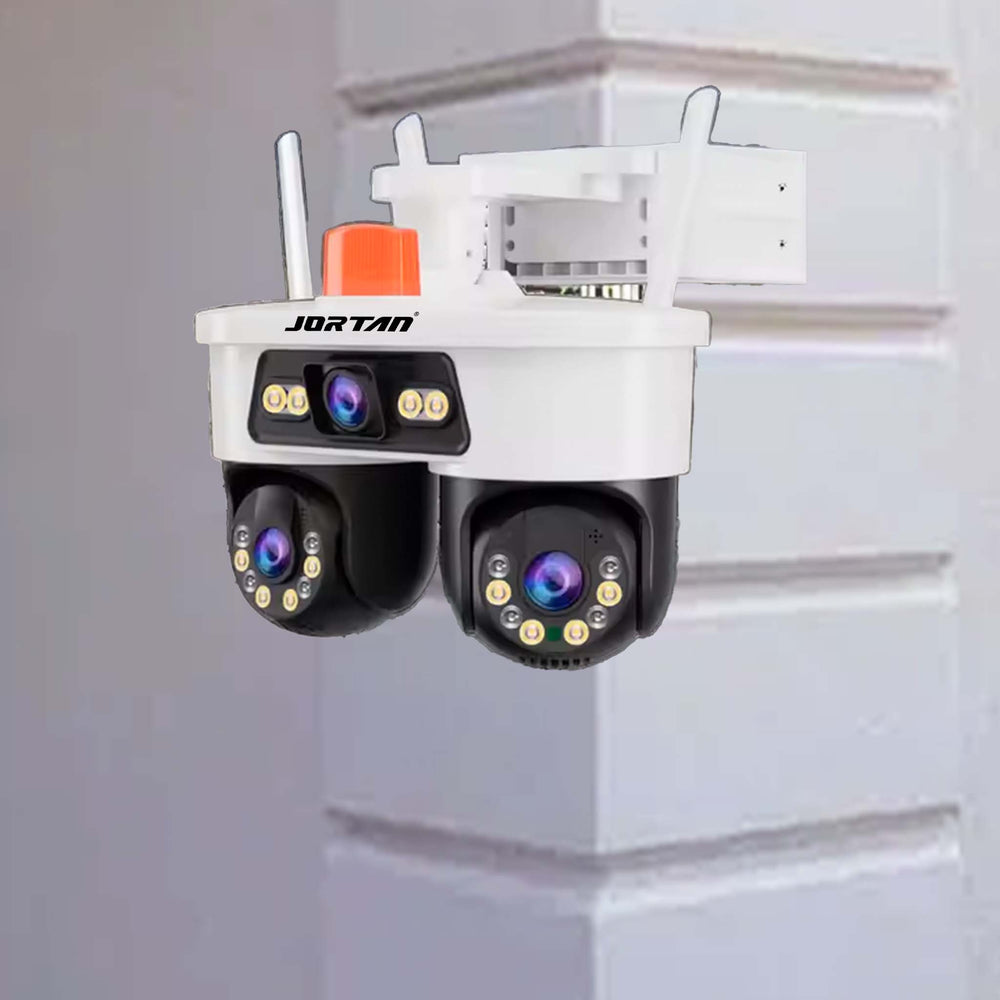 Camera Supraveghere WiFi Jortan 3 Lentile, 9MP, Dual Head