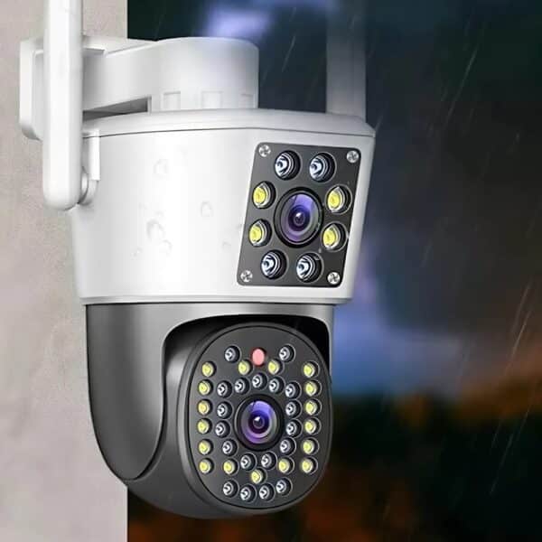 Camera Dubla WiFi Jortan 8293, 6MP, Full HD 4K, Detectare Miscare