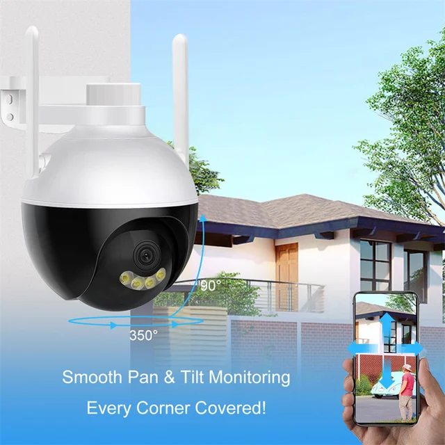 Camera Wi-Fi Smart V380 PTZ Camera 4MP