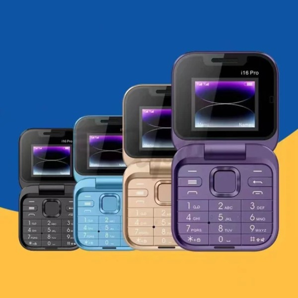 Telefon pliabil i16 Pro, Dual SIM, Camera, Bluetooth