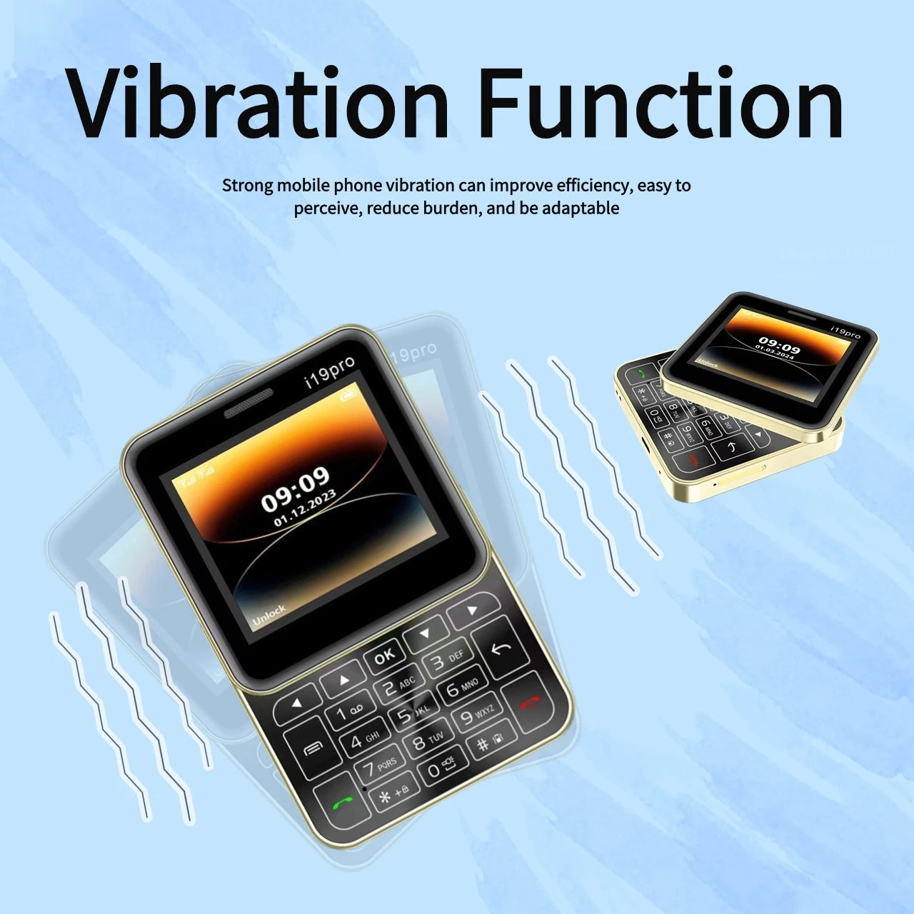 Telefon Mini i19 Pro Slide Button – 2.4