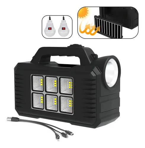 Kit iluminat solar GD-8077, proiector multifunctional