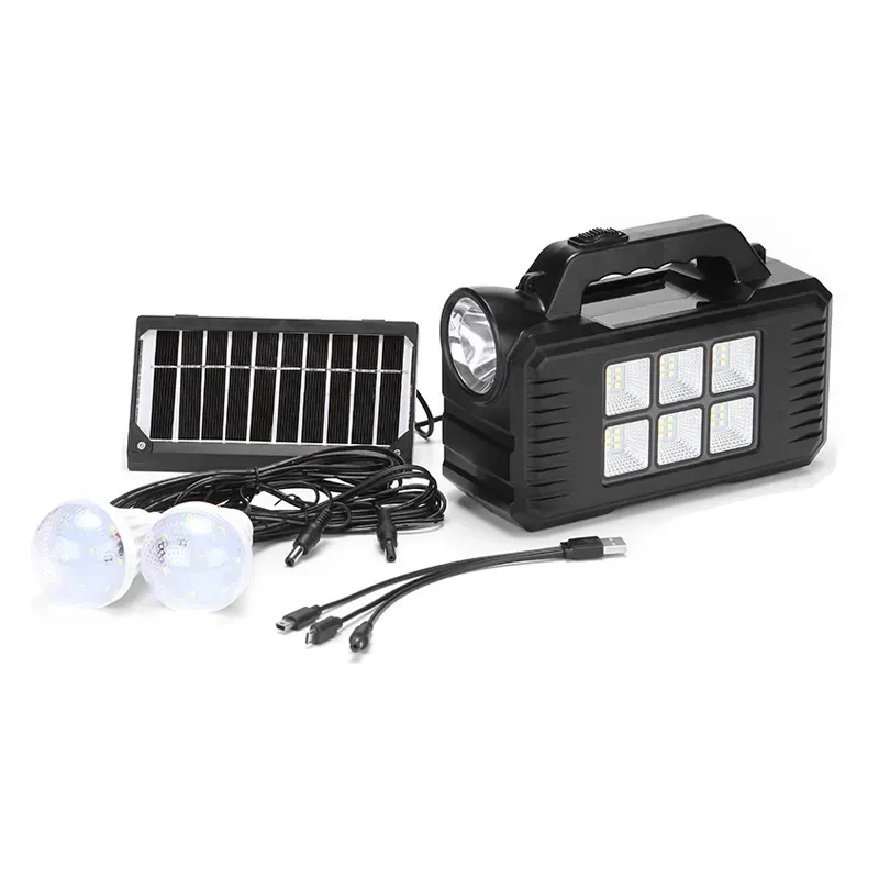 Kit iluminat solar GD-8077, proiector multifunctional