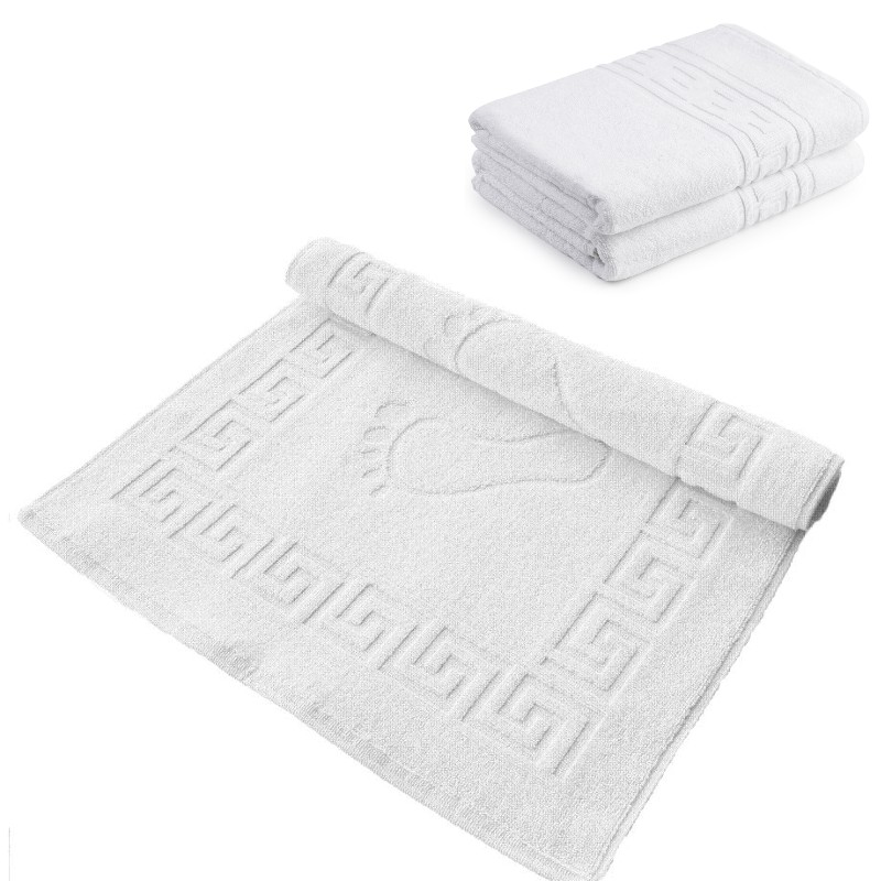 Set 2 x prosop pentru picioare, 50 x 70 cm, Alb