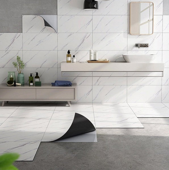 Set 5 Placi autoadezive PVC, 60x60 cm, Marmura