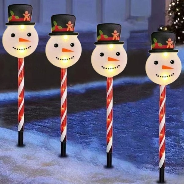 Set 3 x Felinar Solar Stick, Om de Zapada 36 cm