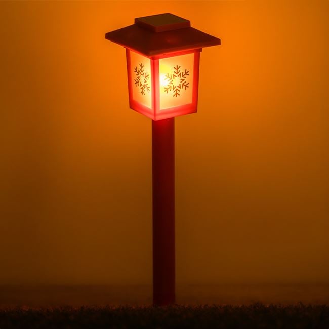 Set 3 x Felinar Solar Stick de Craciun, 38 cm