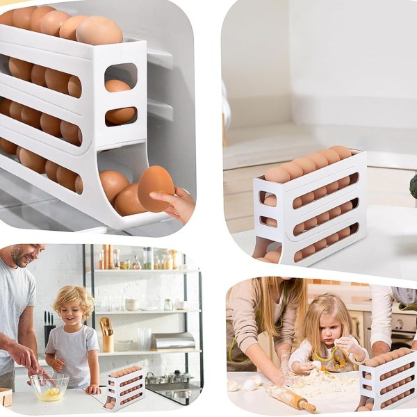 Organizator cu 4 niveluri pentru oua