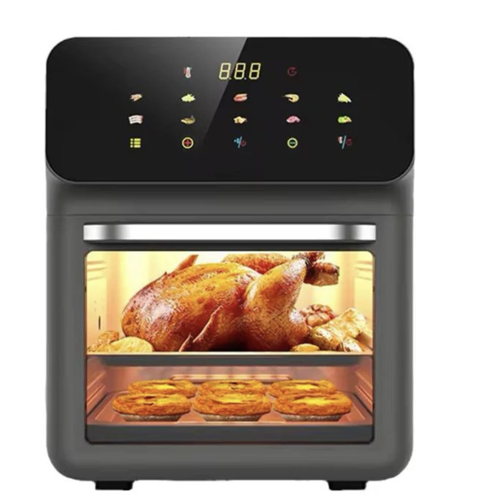 Friteuza electrica cu aer cald, Putere 1350 W, Capacitate 10 Litri