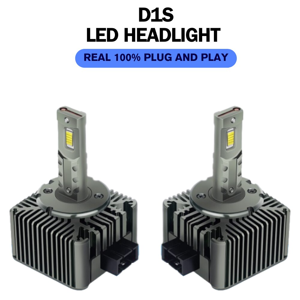 Set 2 Becuri LED, D1S – 180W, 23K Lumeni, Plug & Play, Canbus