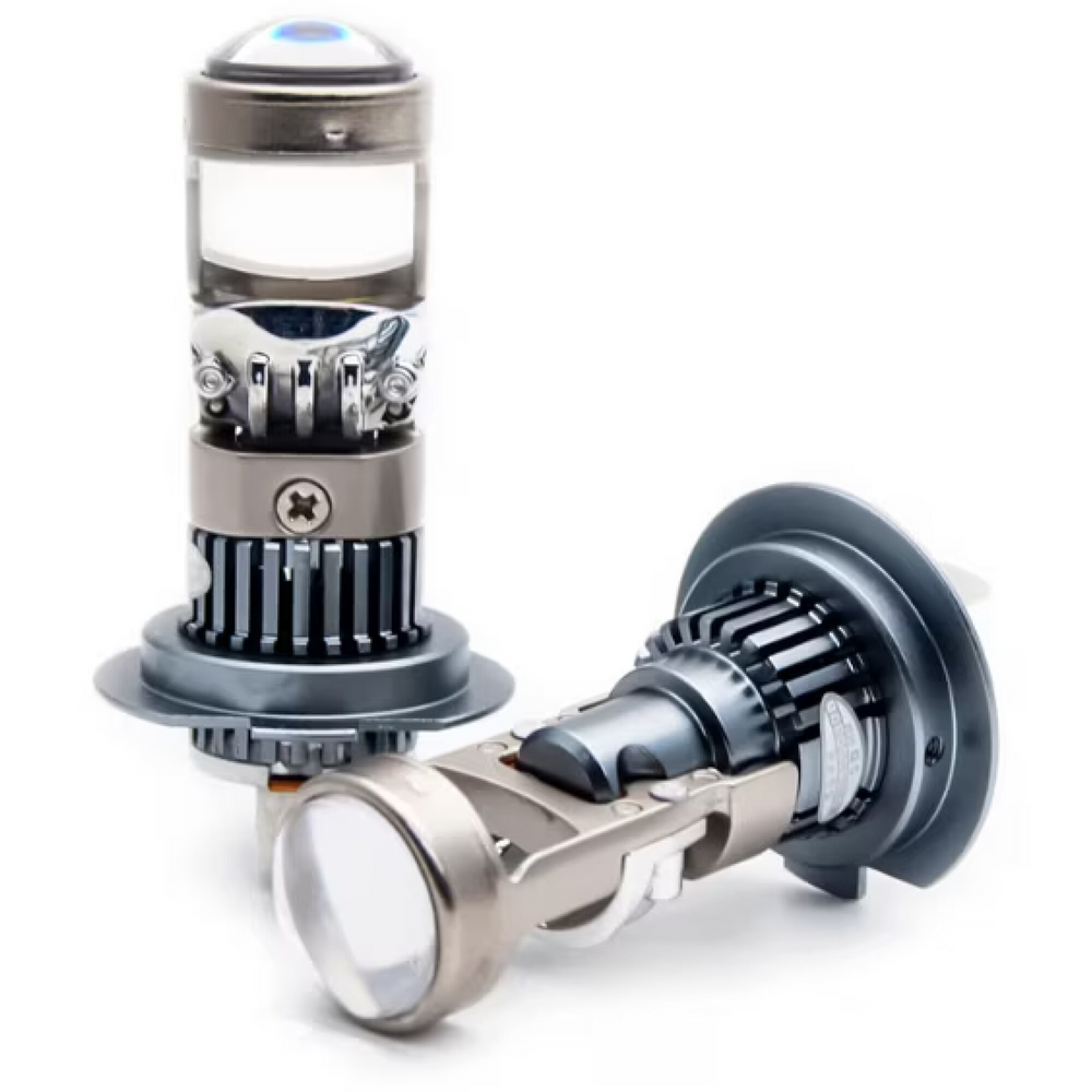 Set 2 becuri auto H7, LED cu lupa PRO, 140W, 6500K