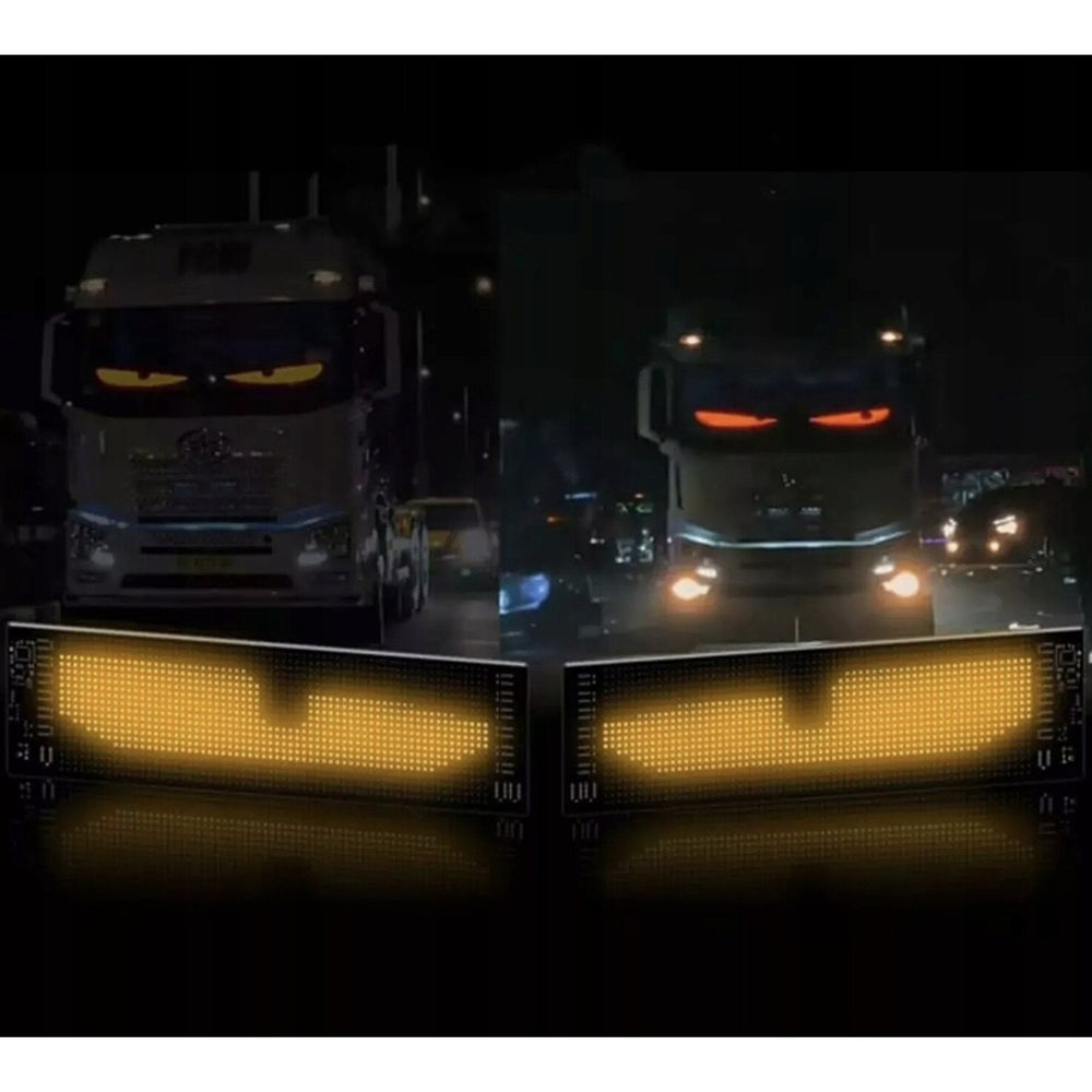 Banda LED RGB Devil Eye, Aplicatie, Telecomanda, Kit montaj inclus