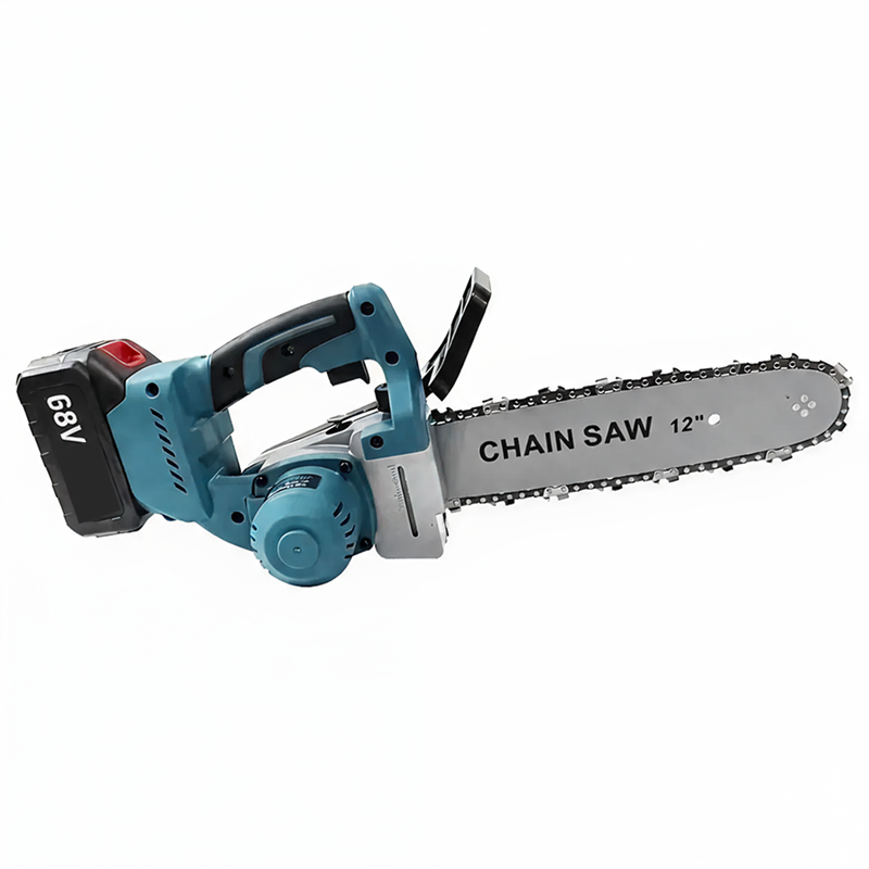 Drujba electrica 900 W, Lama 30 cm, 2 Acumulatori 68V, Ungere Automata